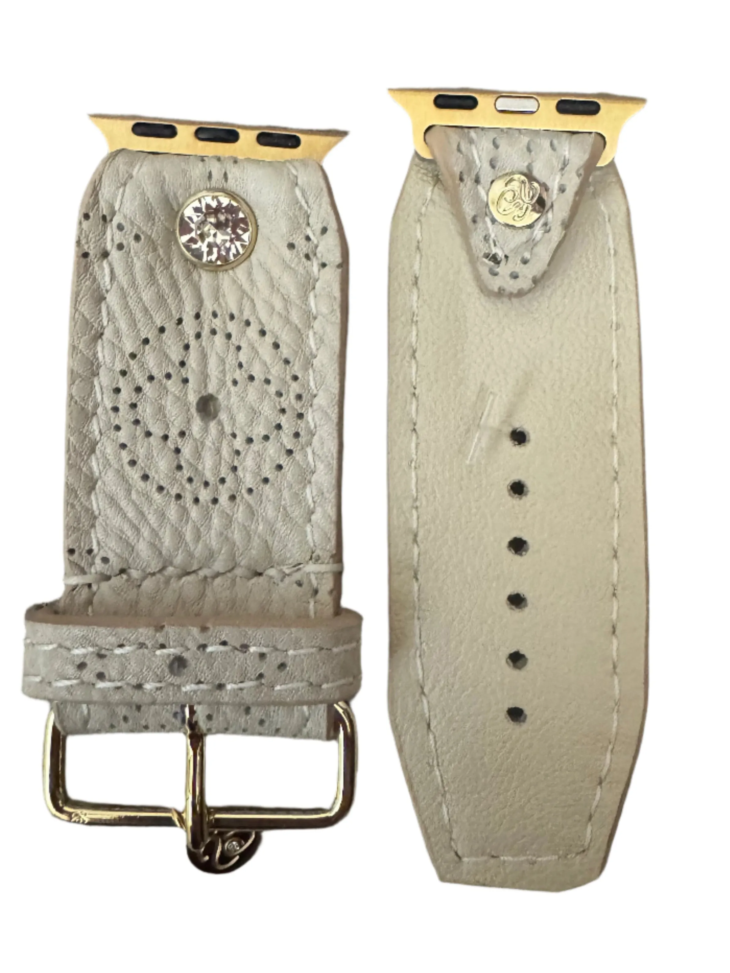 LIMITED EDITION - Upcycled LV Lin Mahina with Logo Sivella Watchband