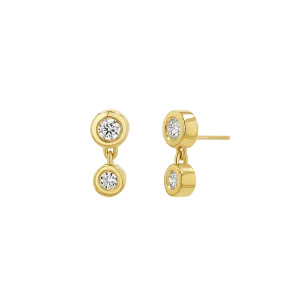 Linked Diamond Duo Studs