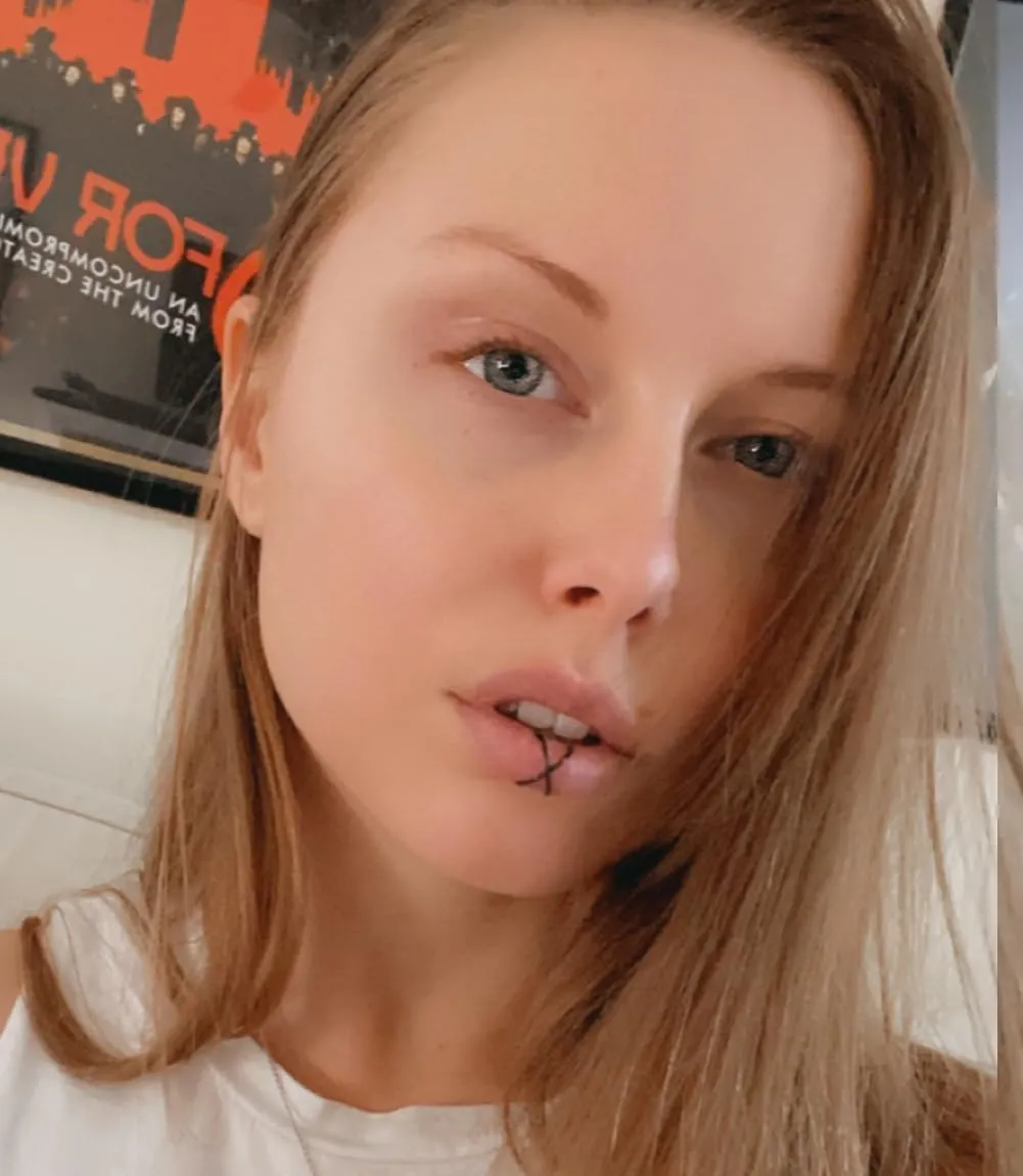 Longita Fake Nose Ring Fake Lip Piercing Non Piercing Lip Ring Hoop Stick on Snake Bites Faux Eyebrow Piercings Clip on Earring Cuffs Small Earring Hoop no Pierced