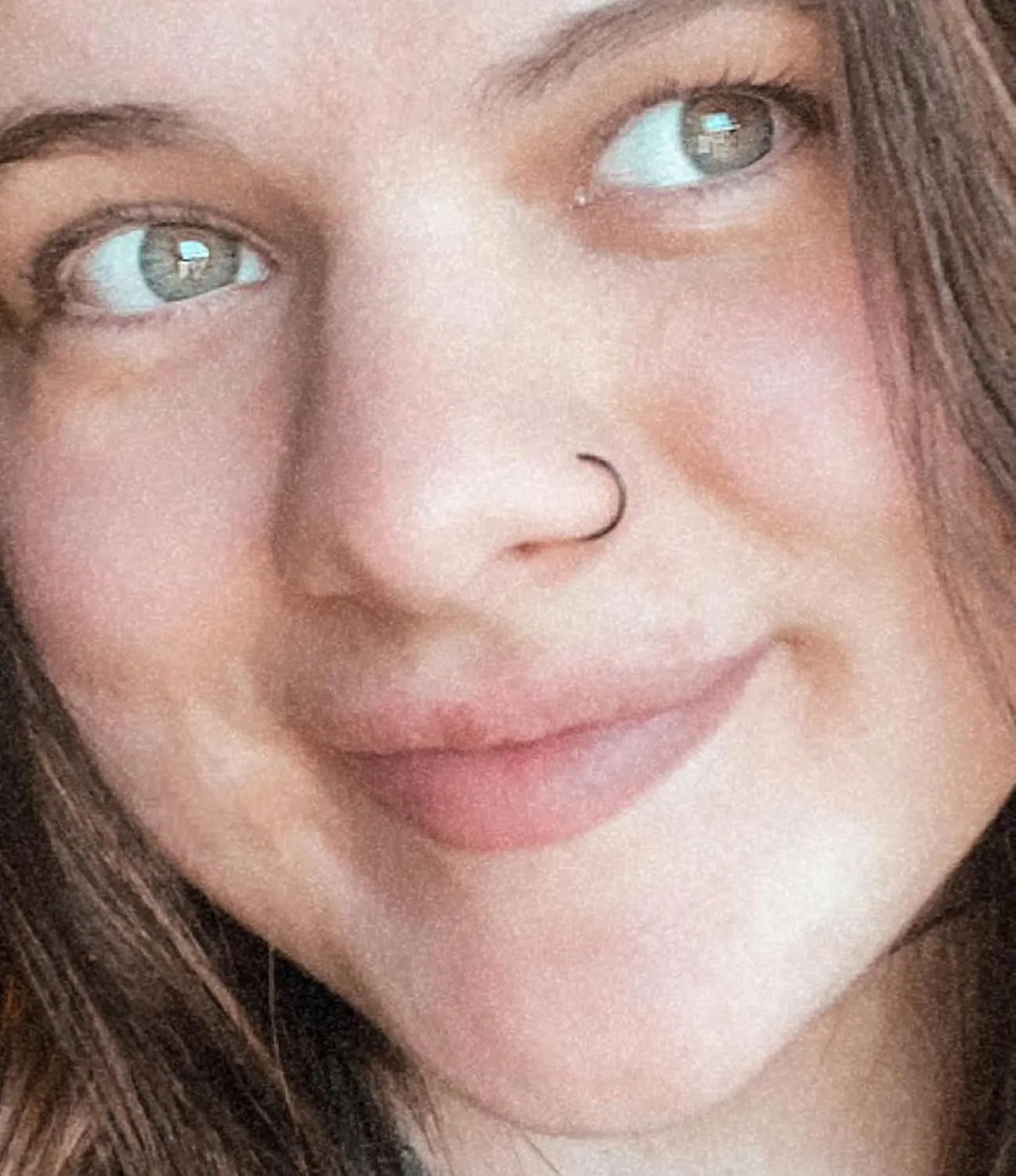 Longita Fake Nose Ring Fake Lip Piercing Non Piercing Lip Ring Hoop Stick on Snake Bites Faux Eyebrow Piercings Clip on Earring Cuffs Small Earring Hoop no Pierced