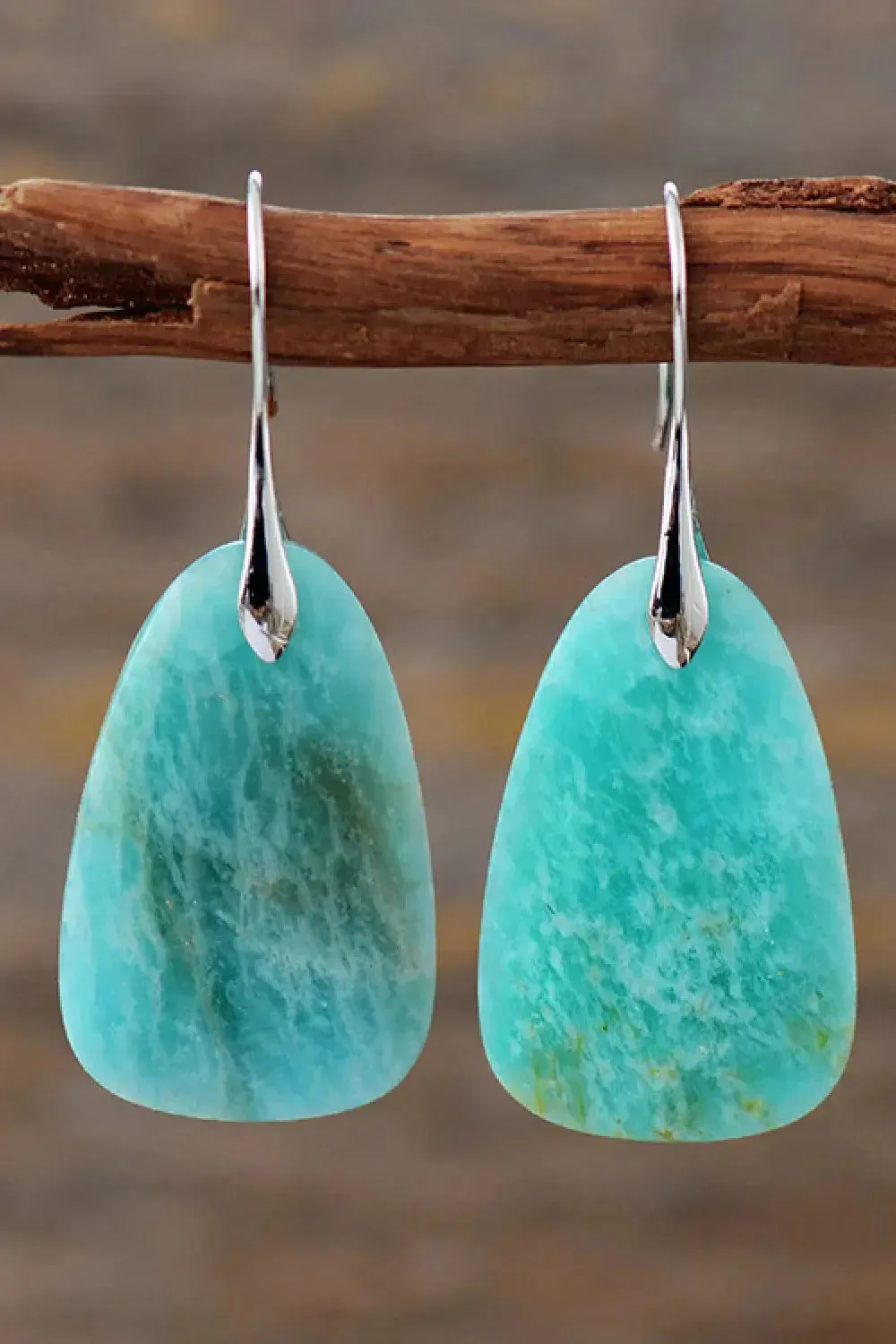 LOVCIA Natural Stone Dangle Earrings