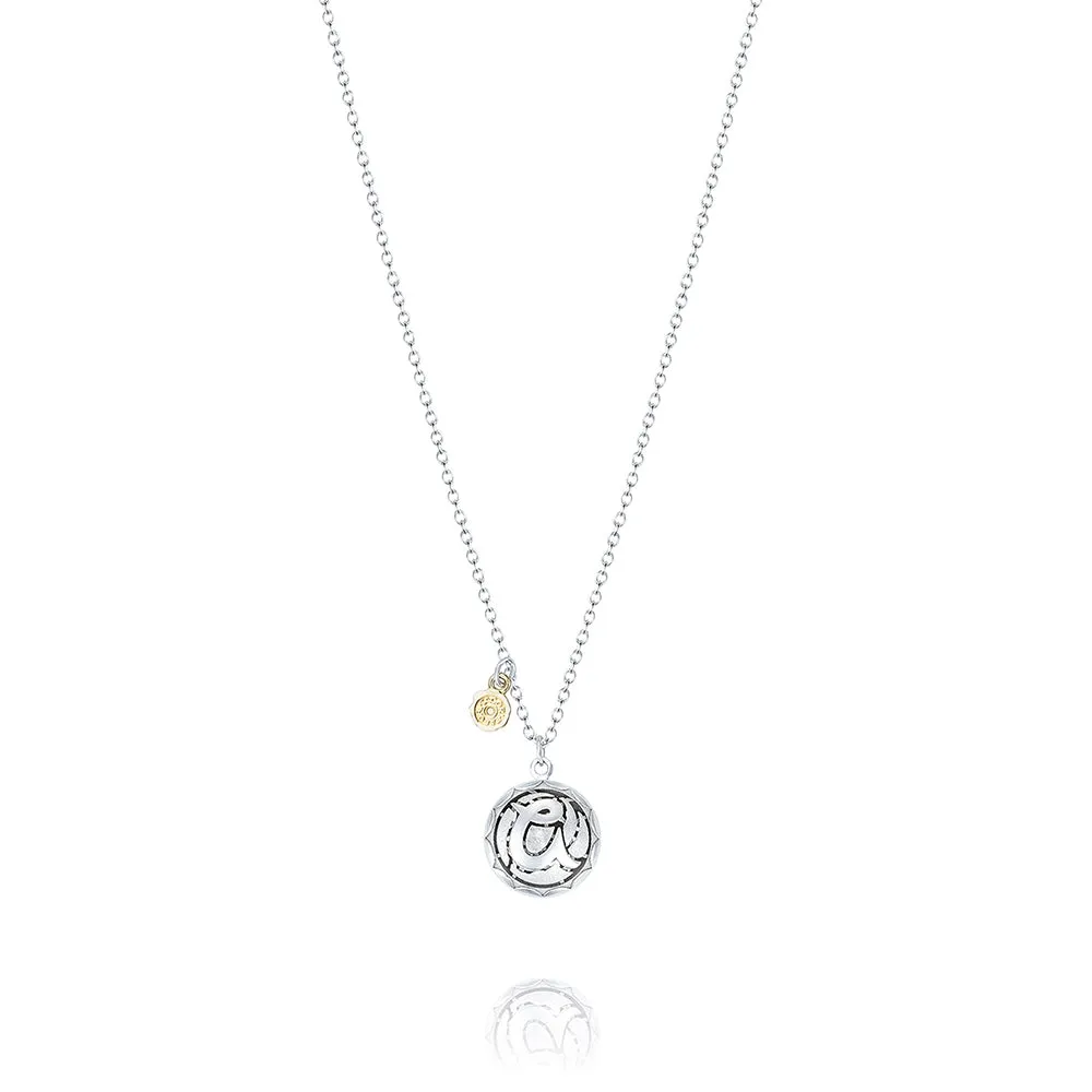 Love Letters "A" Monogram Pendant