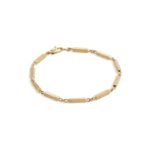 Marco Bicego Uomo Collection 18K Yellow Gold Coil Station Wide Link Bracelet