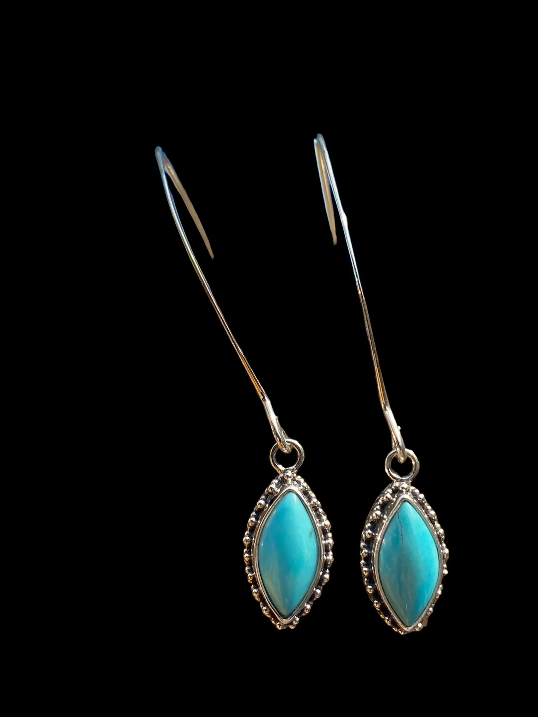 Marquis Cut Gemstone Sterling Silver Earring Varieties
