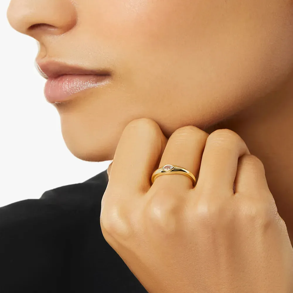 Marquise Dome Ring