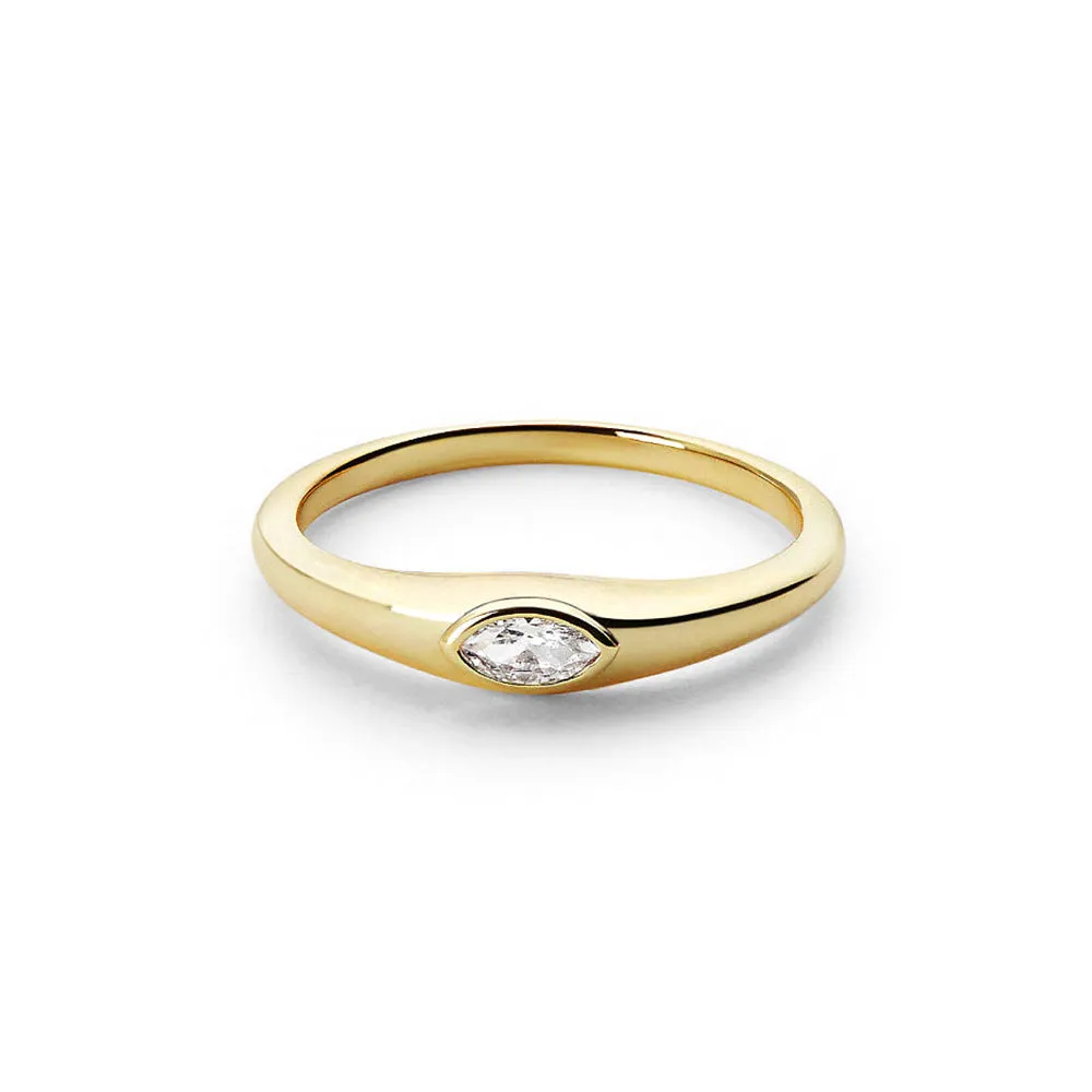 Marquise Dome Ring