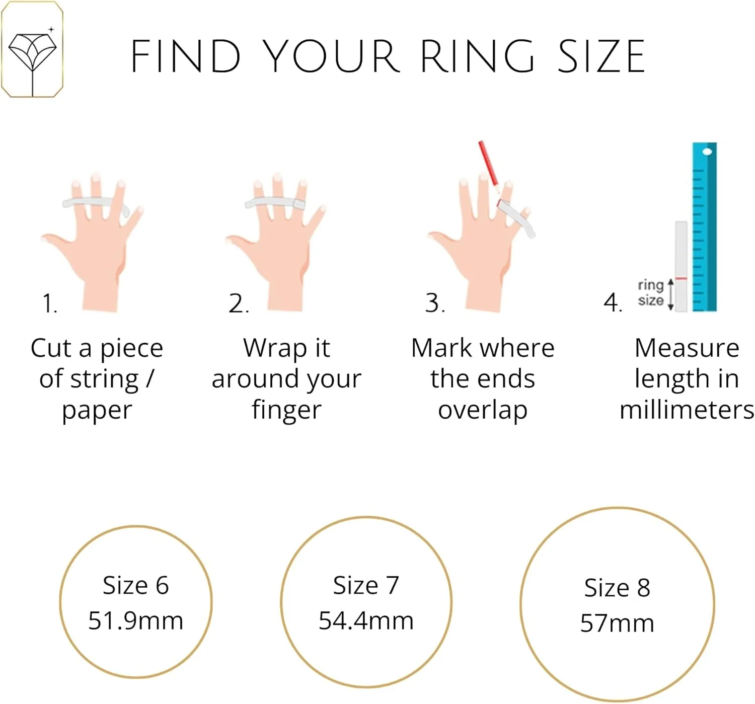 MAX   STONE Solid 10K Gold Gemstone Rings for Women | Emerald Cut Birthstone Rings with Twisted Band in Size 6 to 8 | Anti Tarnishing Statement Cocktail Ring with Gift Box