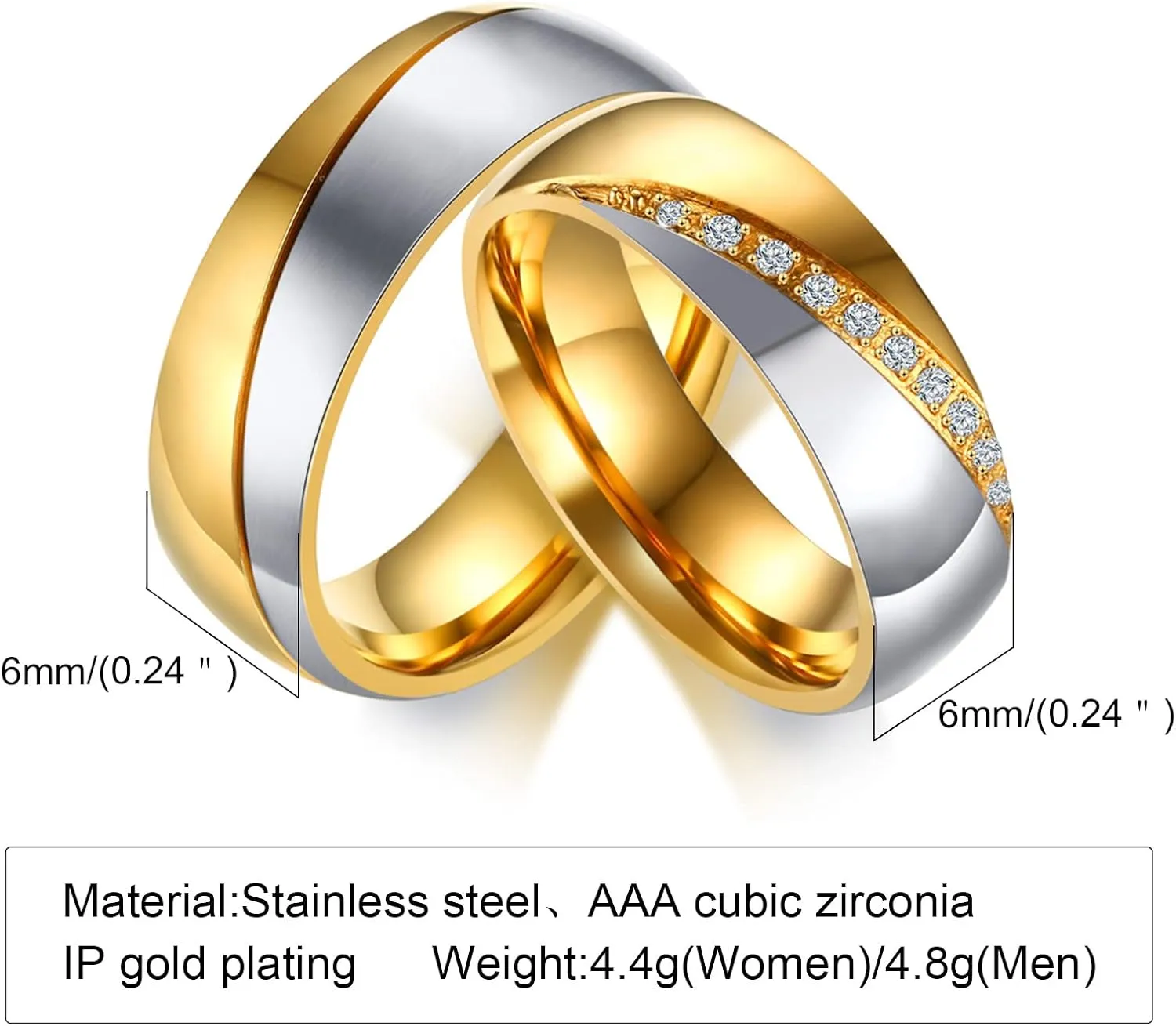 MEALGUET Personalized Couple Rings,Custom Engrave Tungsten/Stainless Steel His and Her Matching Promise Wedding Ring Set for Men Women,Custom Spinner Rings,Gifts for Valentine's Day