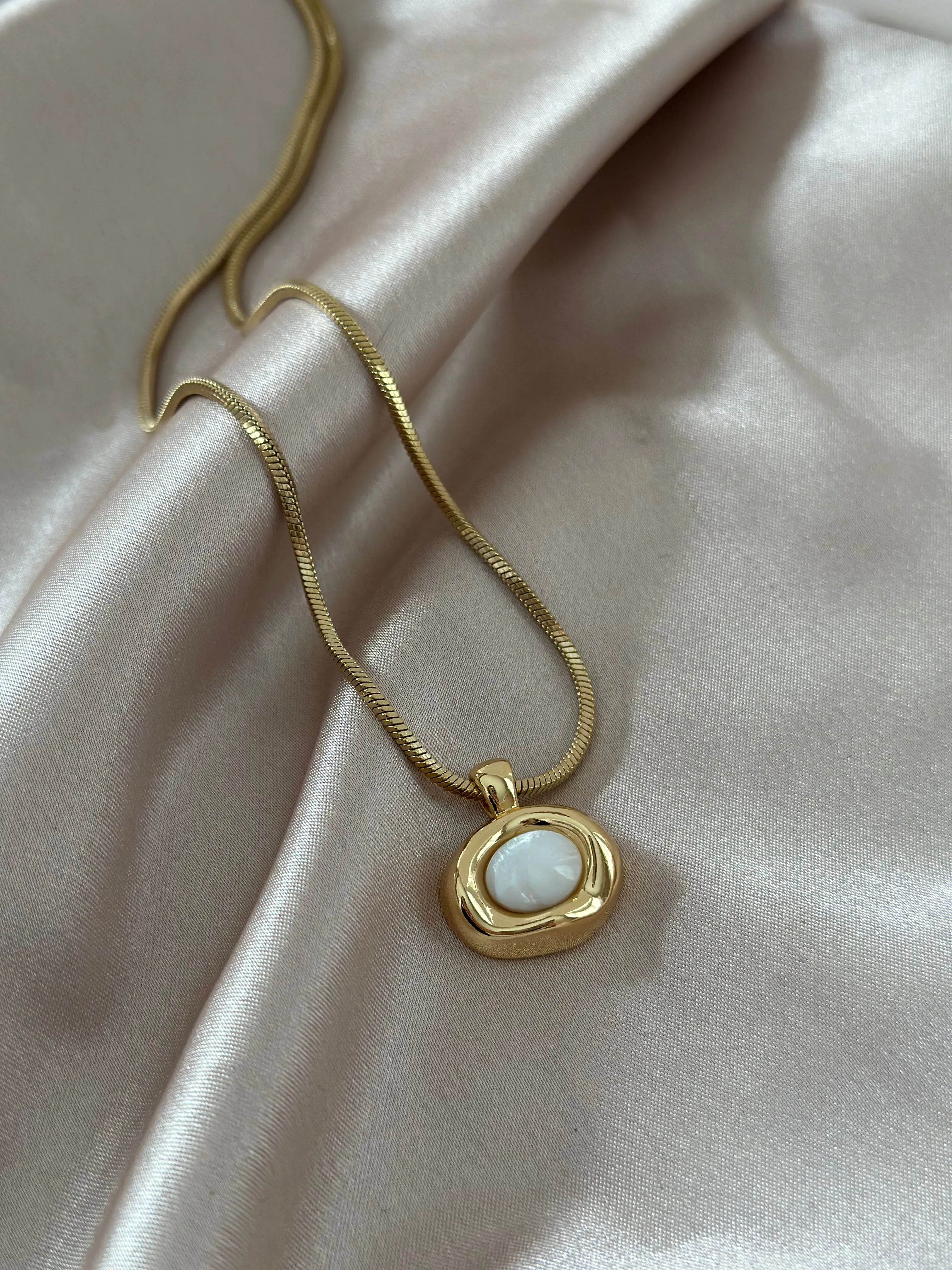 Melted Pearl Necklace