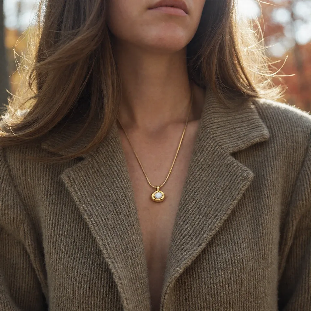 Melted Pearl Necklace