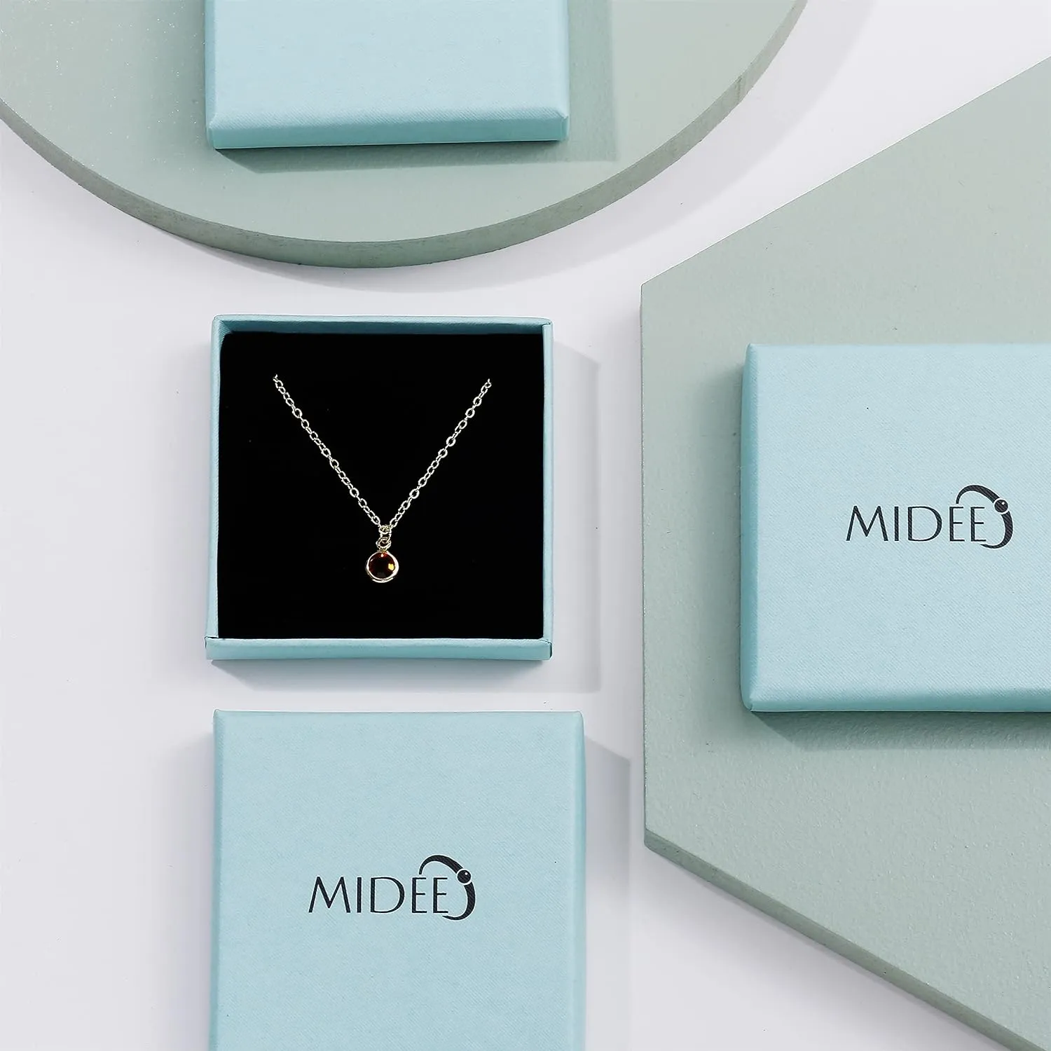 MIDEEO CZ Round Drop Y Necklace for Women 18K Gold Plated Dainty Cubic Zirconia Cut CZ Lariat Y-Shaped Necklace Delicate Cute Simple Jewelry Gift