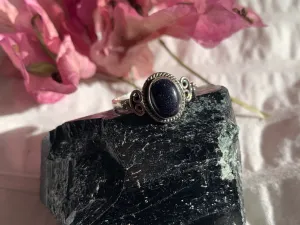 Midnight Goldstone Alta Ring