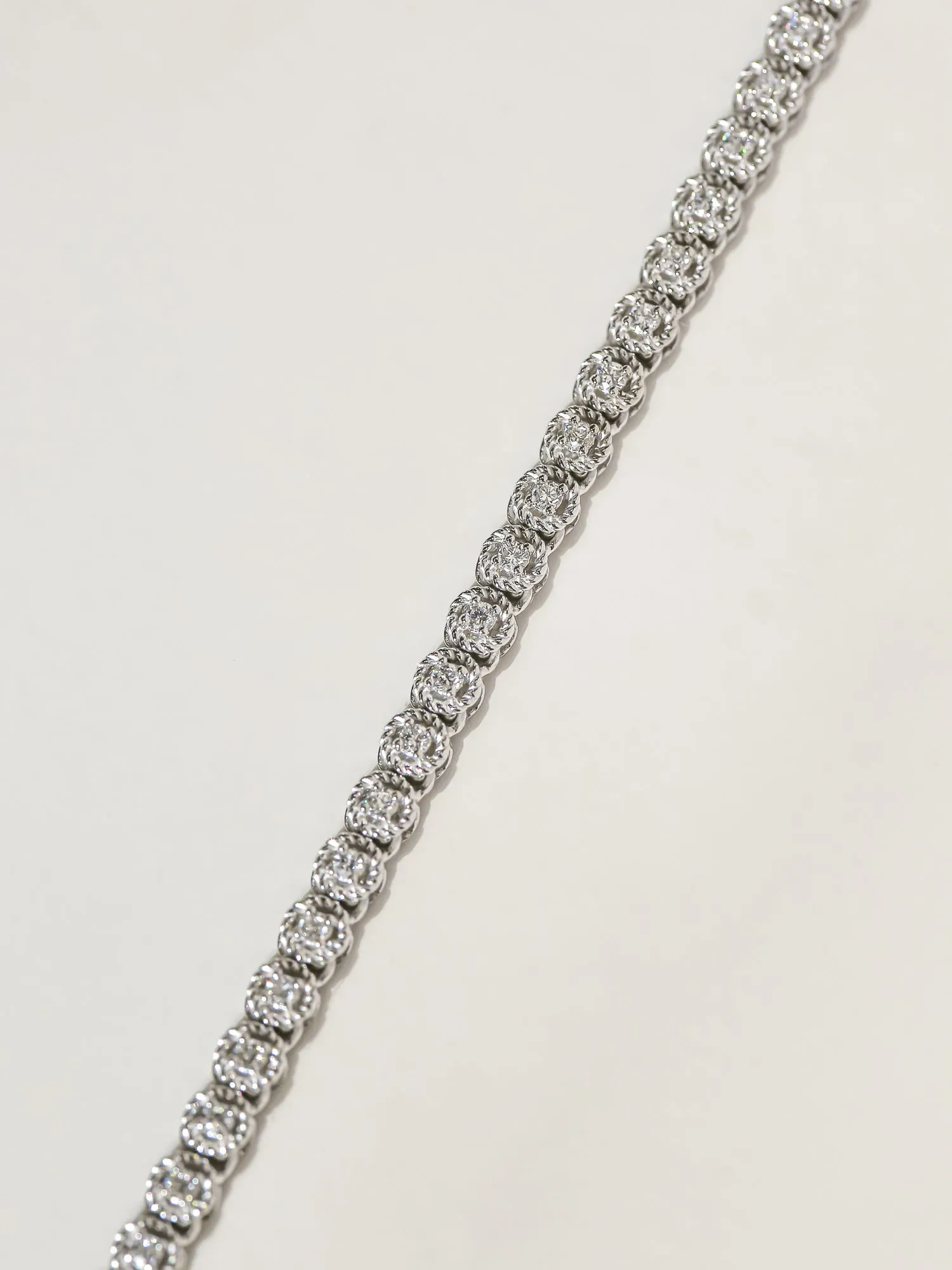 Minerva Tennis Strand Necklace