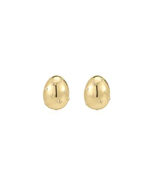 Mini Pavé Molten Studs