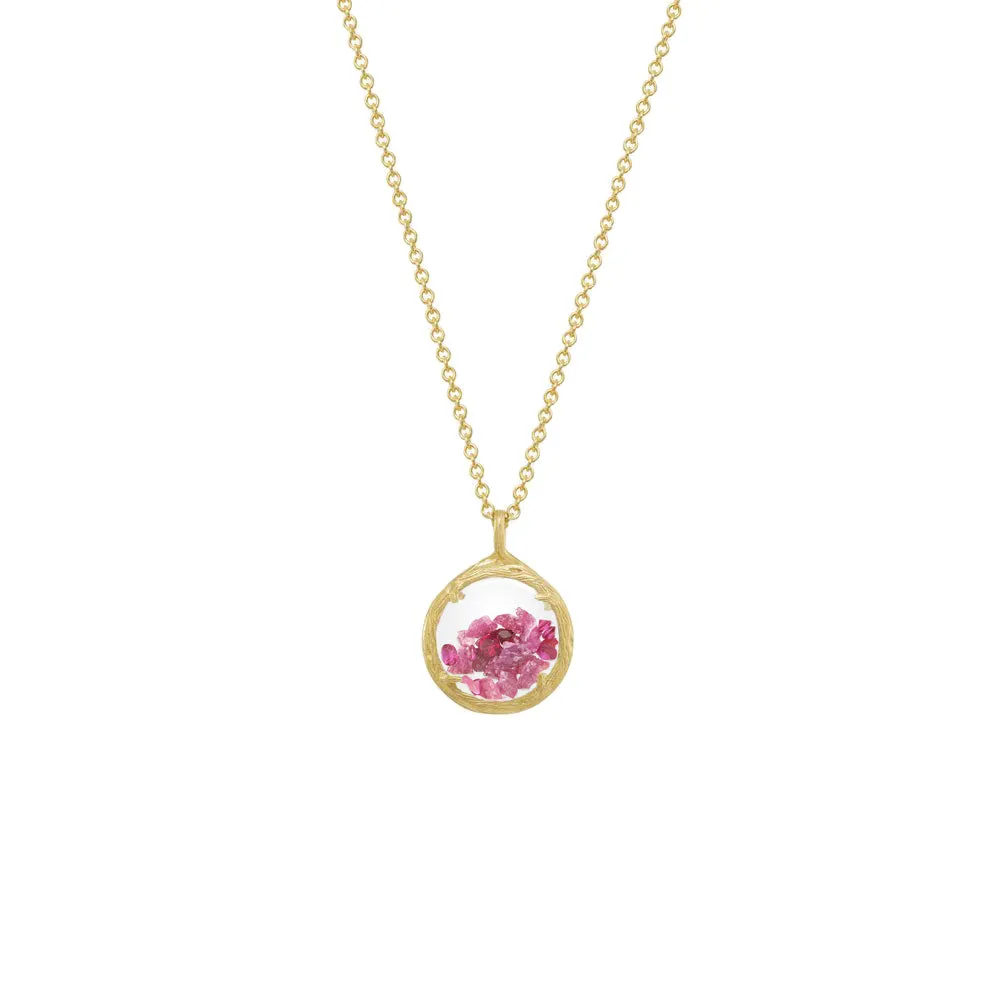 Mini Shaker Birthstone Necklace