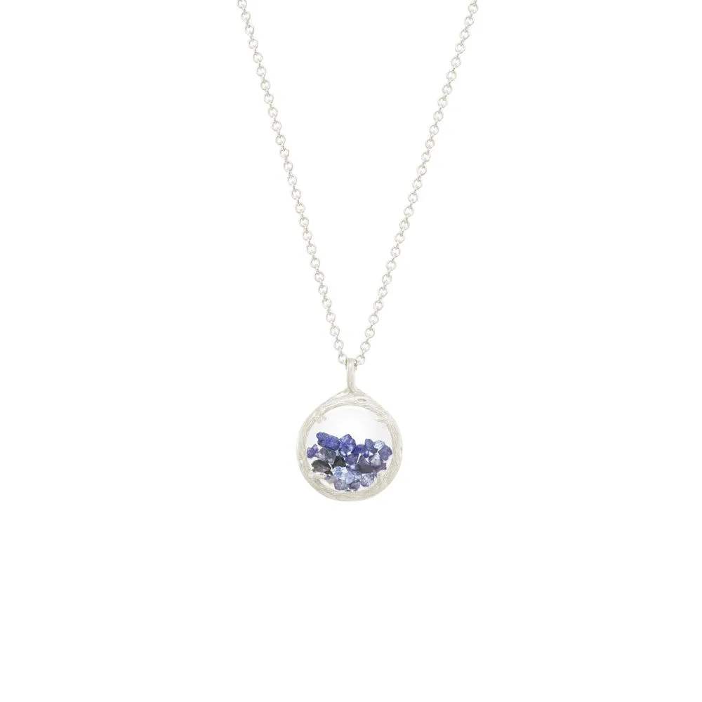Mini Shaker Birthstone Necklace
