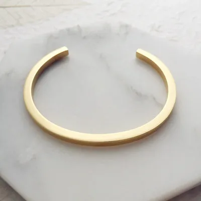 Minimalist and Simple Men Cuff Bracelets