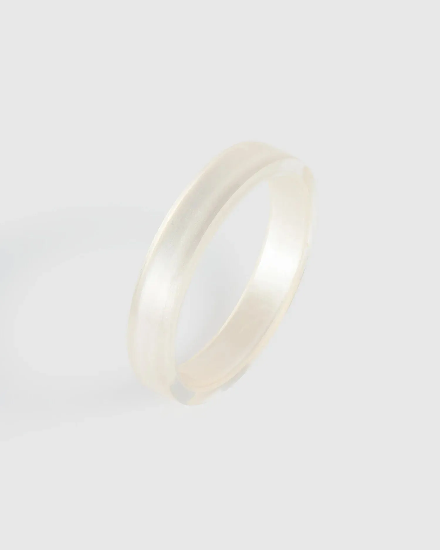 Minimalist Bangle Bracelet, Frost