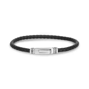 Minimalist Black Rubber Bracelet