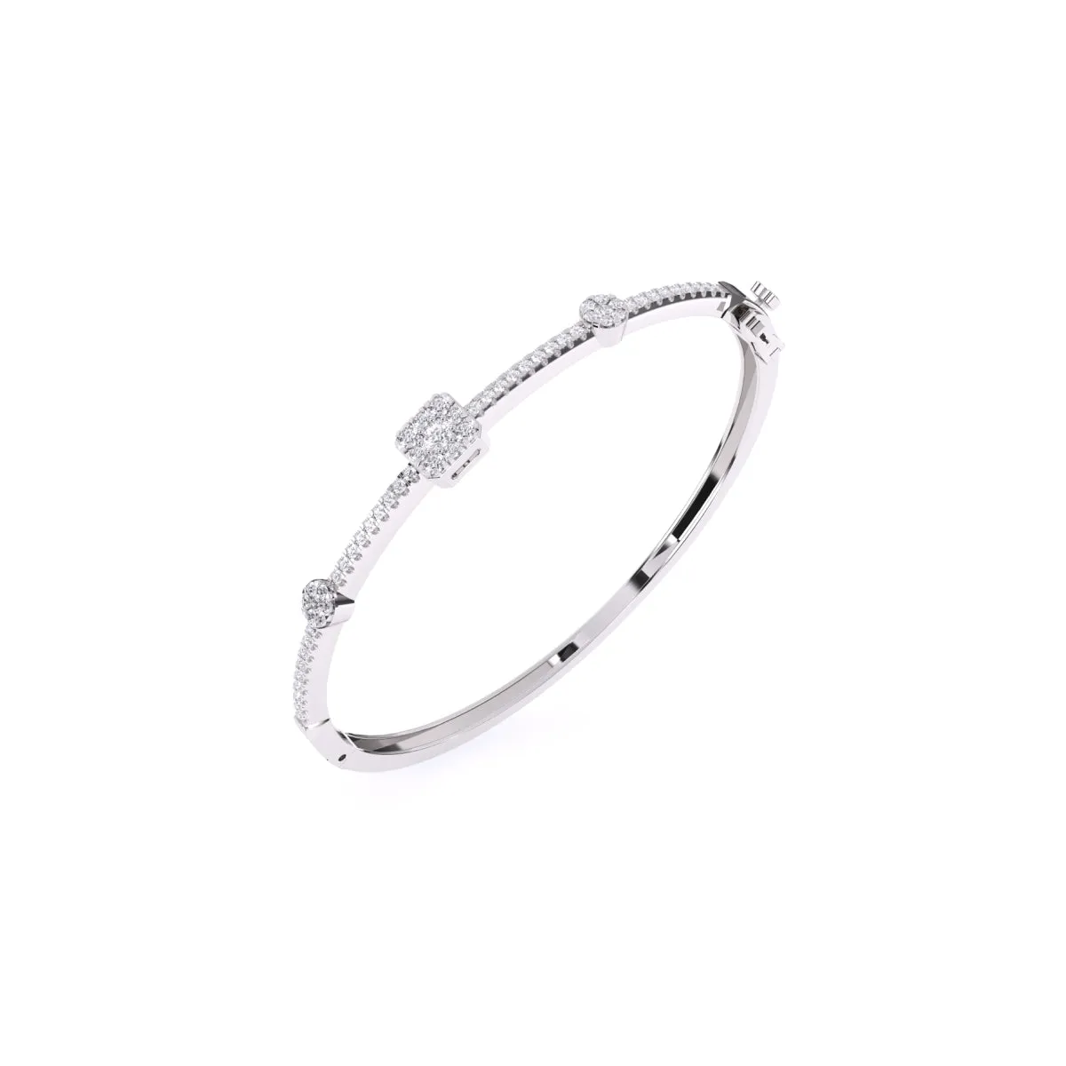 Minimalist Diamond Daily Wear Bracelet
