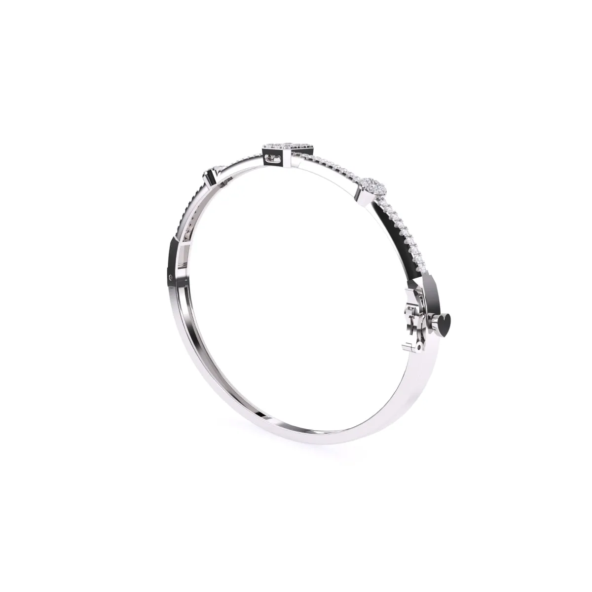 Minimalist Diamond Daily Wear Bracelet