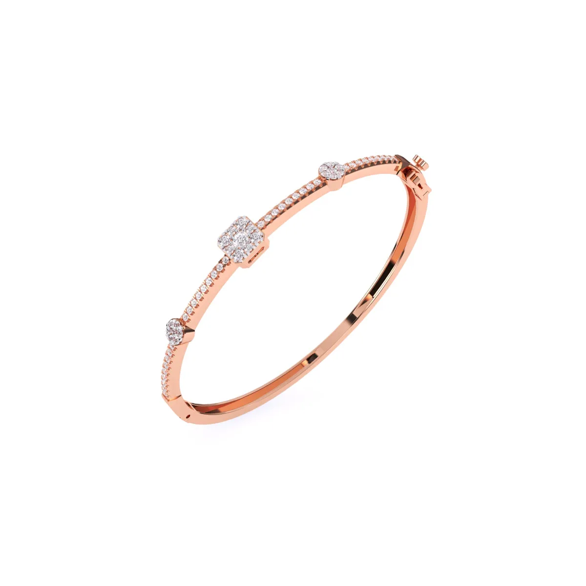 Minimalist Diamond Daily Wear Bracelet