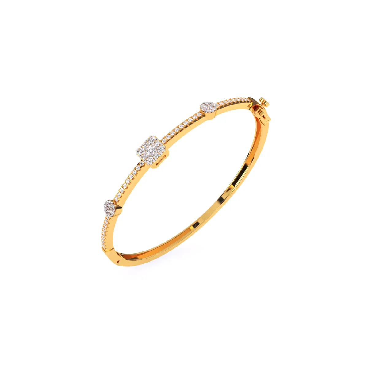 Minimalist Diamond Daily Wear Bracelet