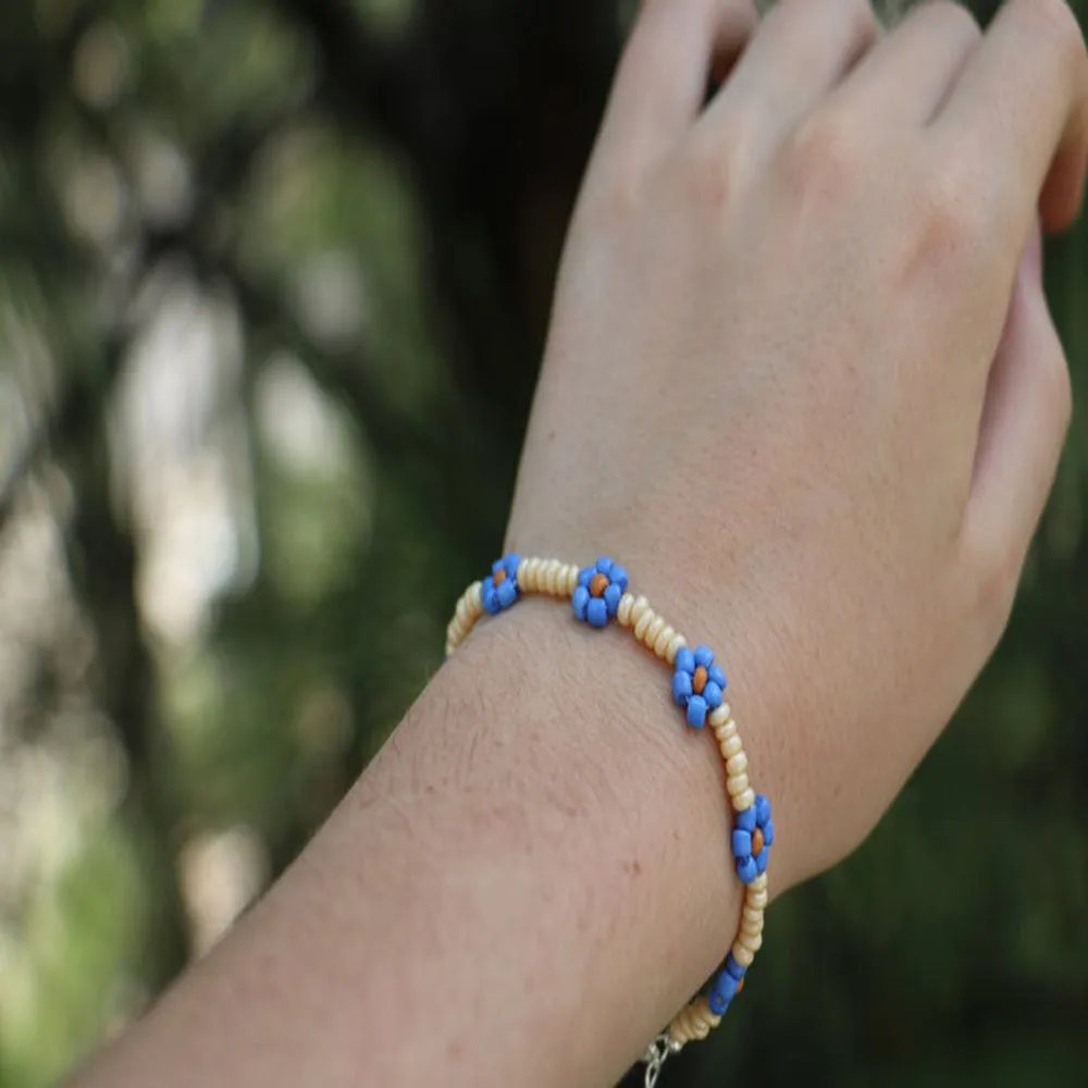 Minimalist Flower Bracelet