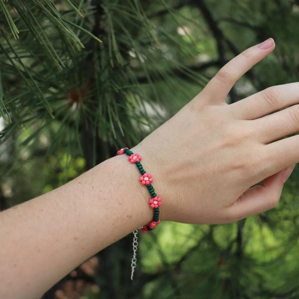 Minimalist Flower Bracelet