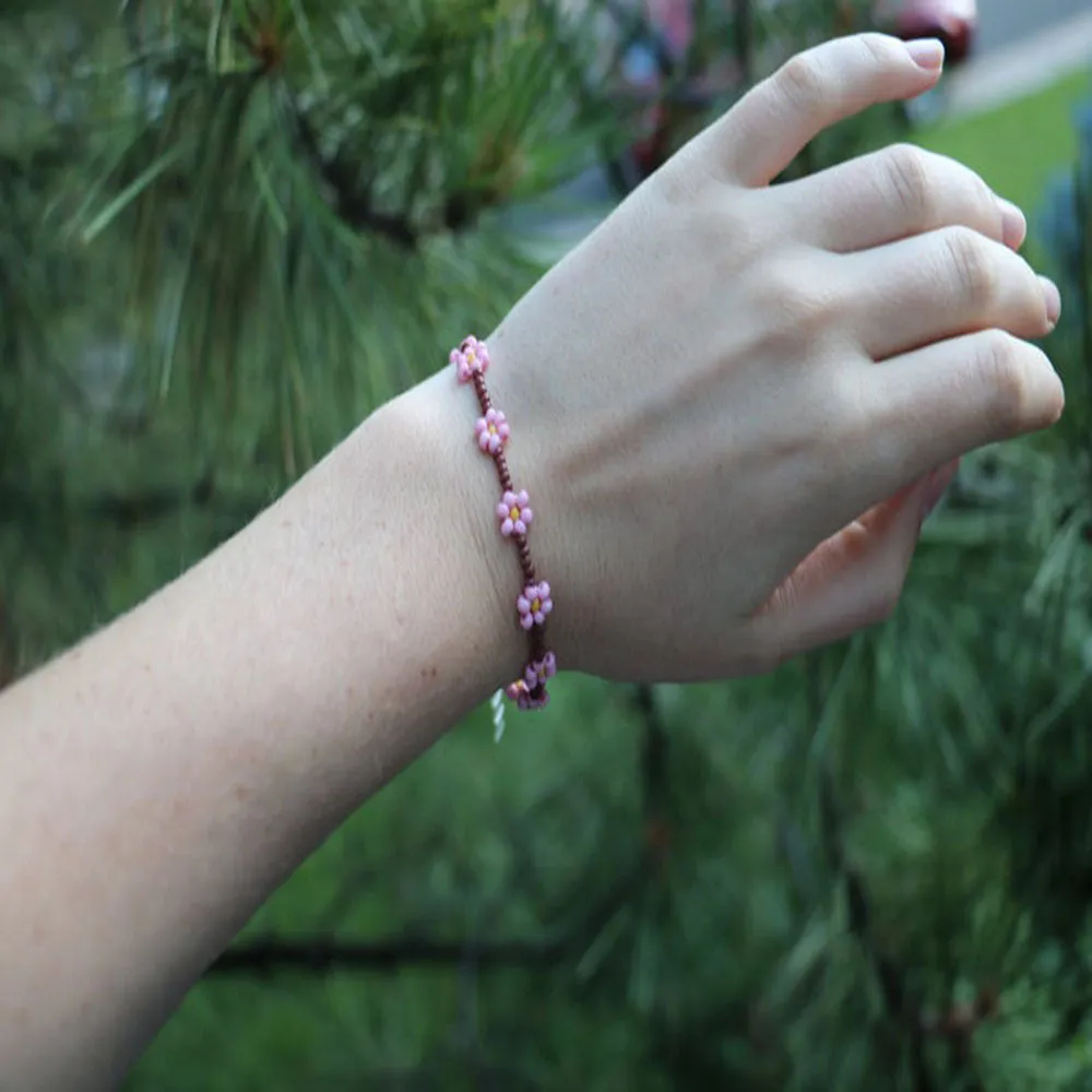 Minimalist Flower Bracelet