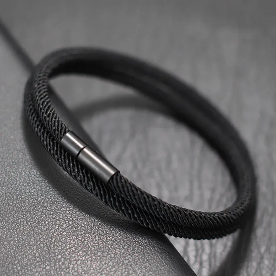 Minimalist Outdoors Sports Men Bracelet Rope Bangle