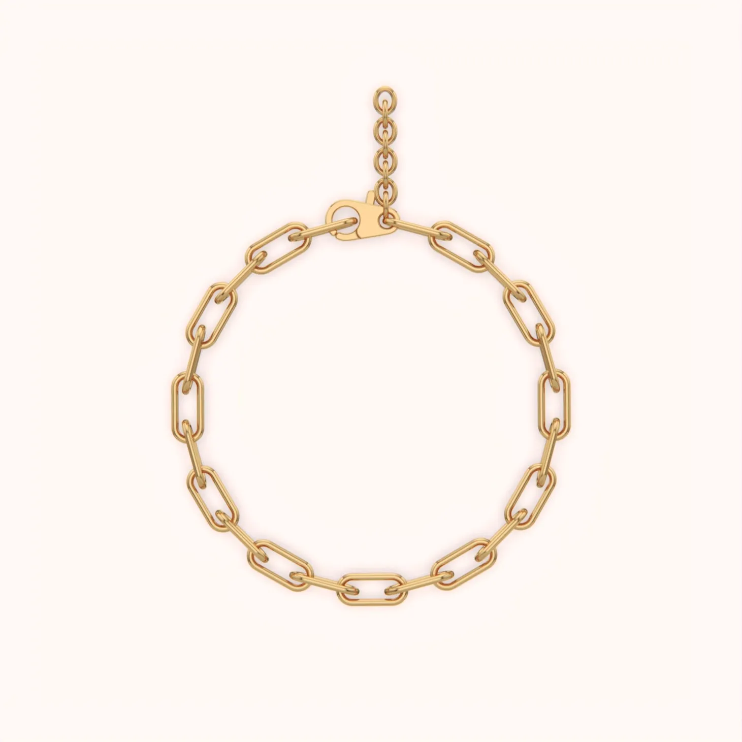 Minimalist Paper Clip Bracelet