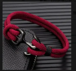 Minimalist Red Roped Bracelet