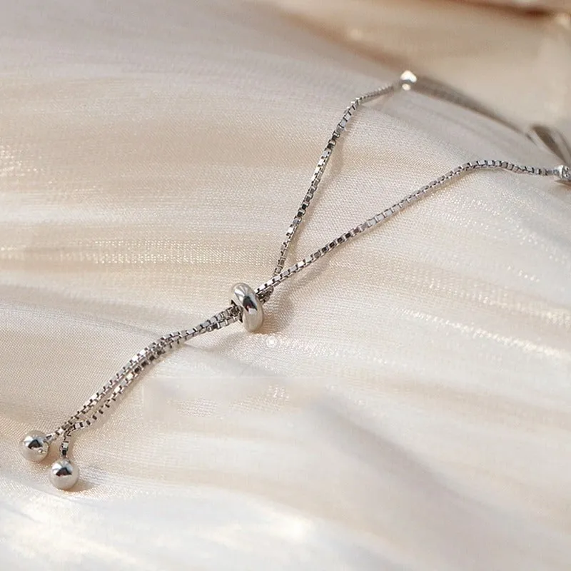 Minimalist Zircon Bejeweled Bowknot Bracelets