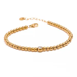 Mora Gold Bead Bracelet