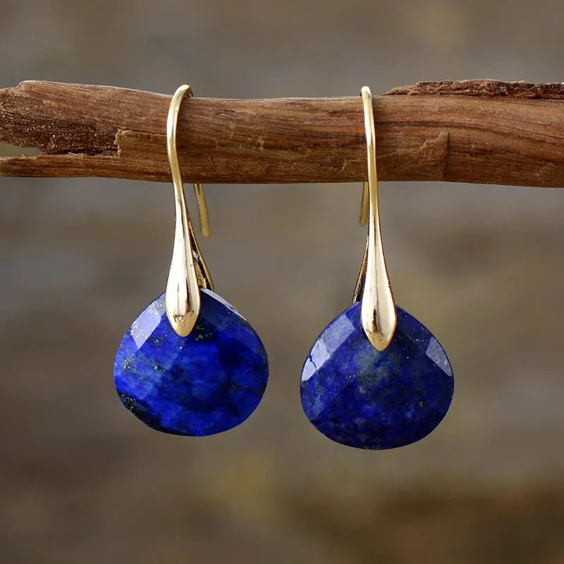 Natural Gemstome Handmade Earrings