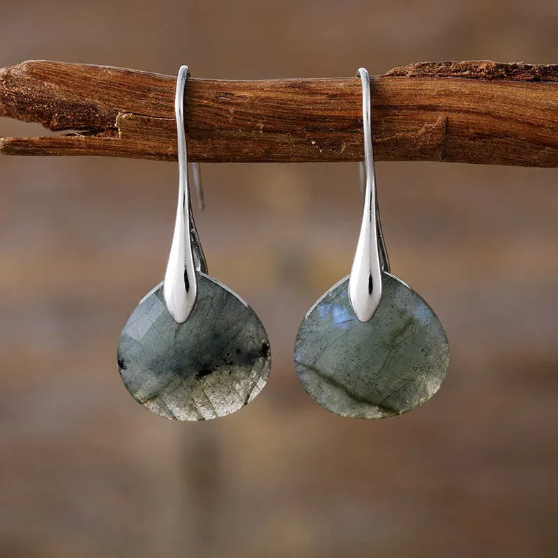 Natural Gemstome Handmade Earrings