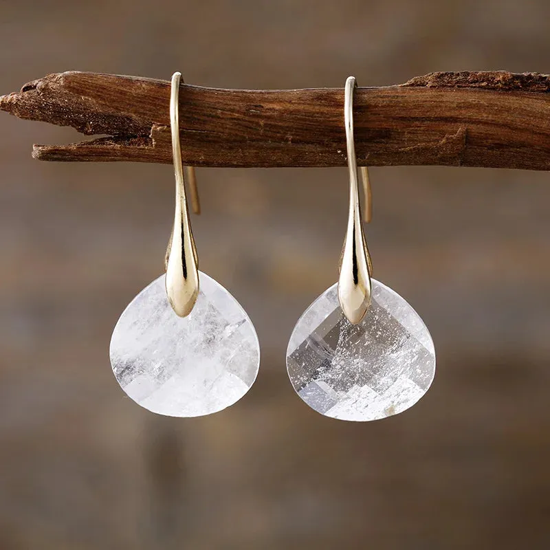 Natural Gemstome Handmade Earrings