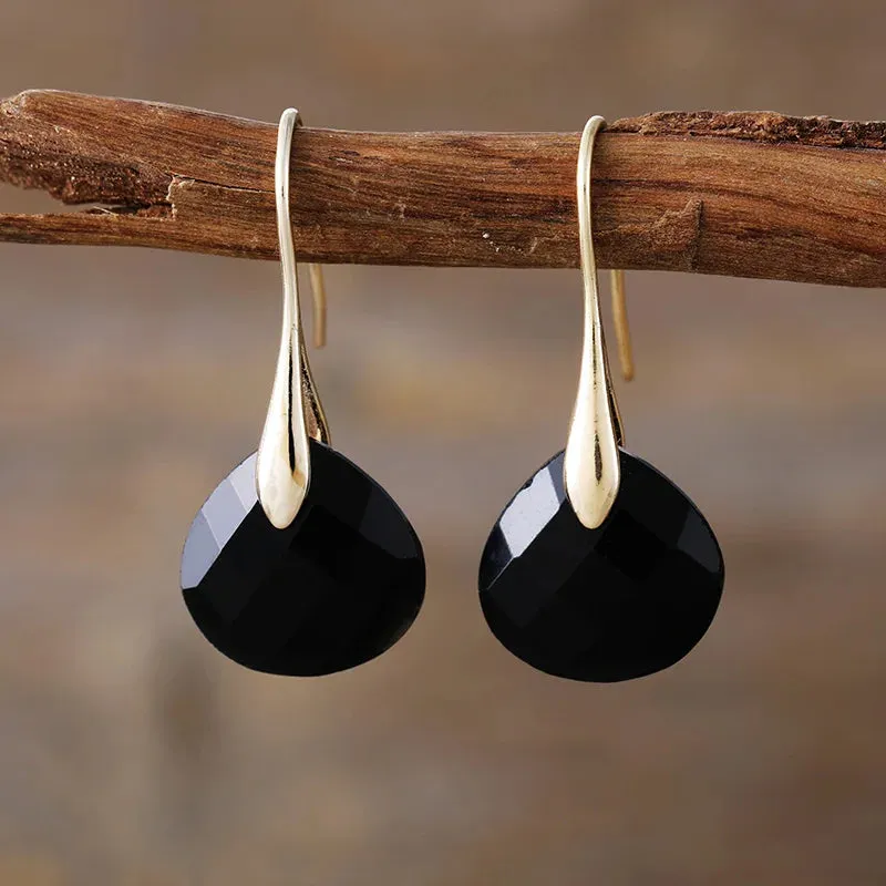 Natural Gemstome Handmade Earrings