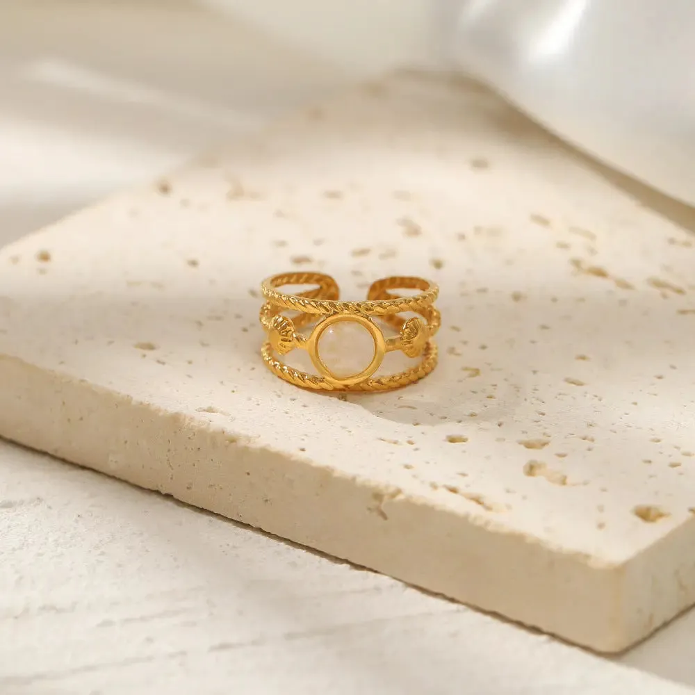 Natural Stone Rings