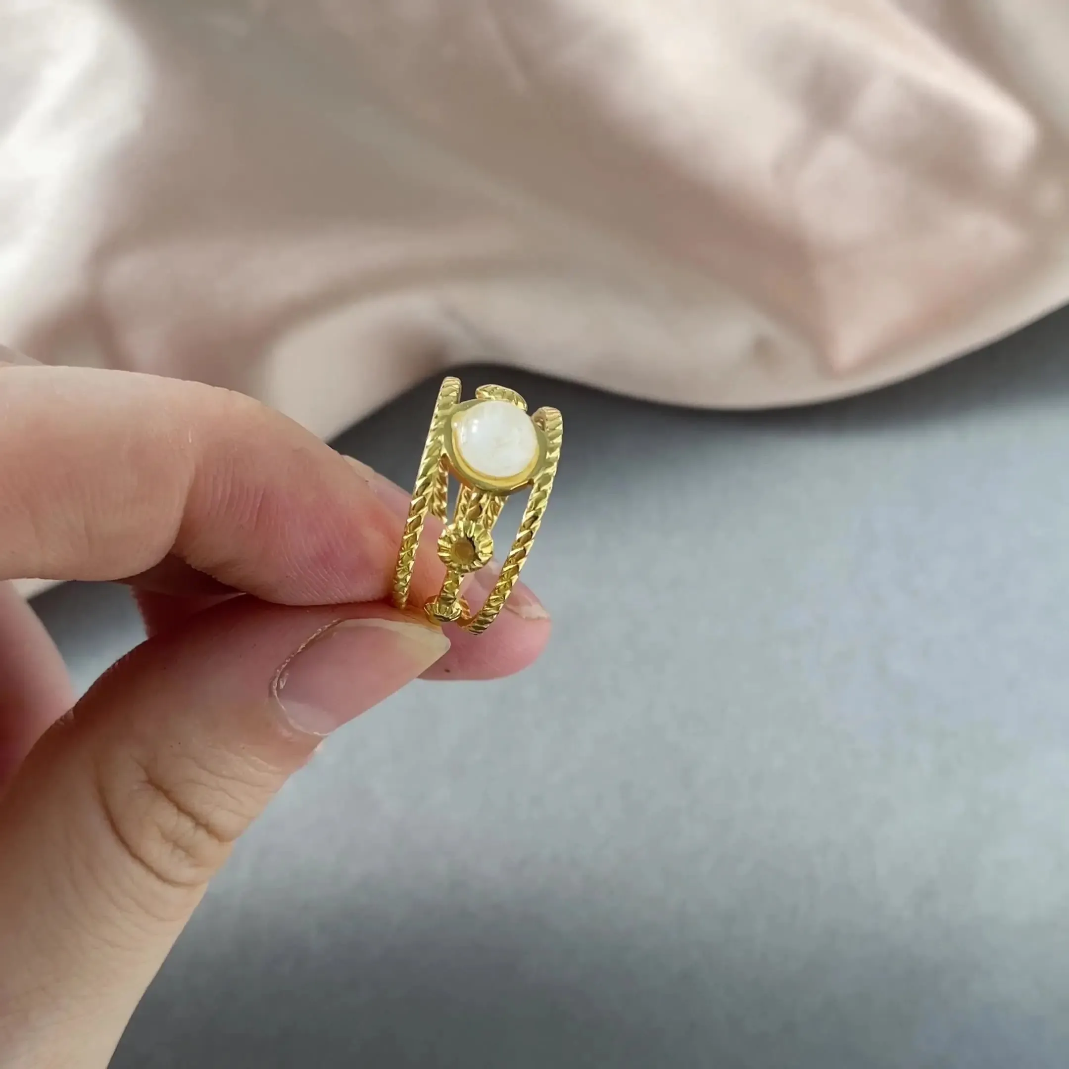 Natural Stone Rings