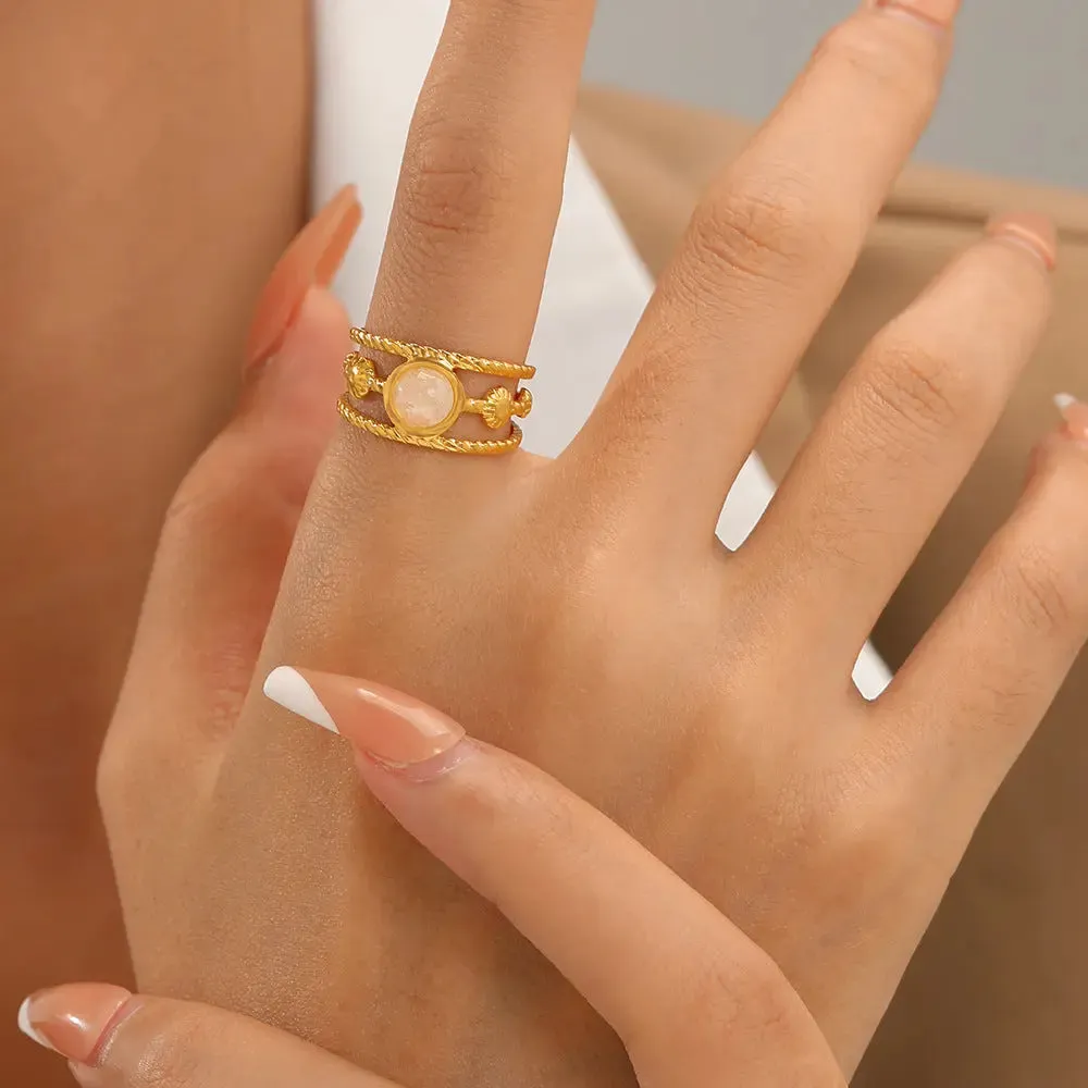 Natural Stone Rings