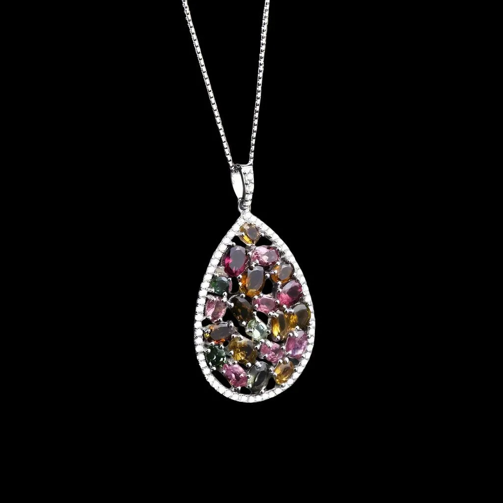 Natural Tourmaline Jewelry Set