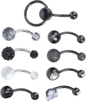 Navel Nail Bellybutton Hoop Belly Button Cute Belly Button Belly Piercing Studs Piercing Jewelry Belly