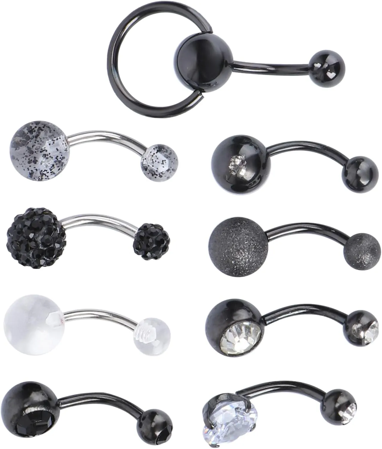 Navel Nail Bellybutton Hoop Belly Button Cute Belly Button Belly Piercing Studs Piercing Jewelry Belly