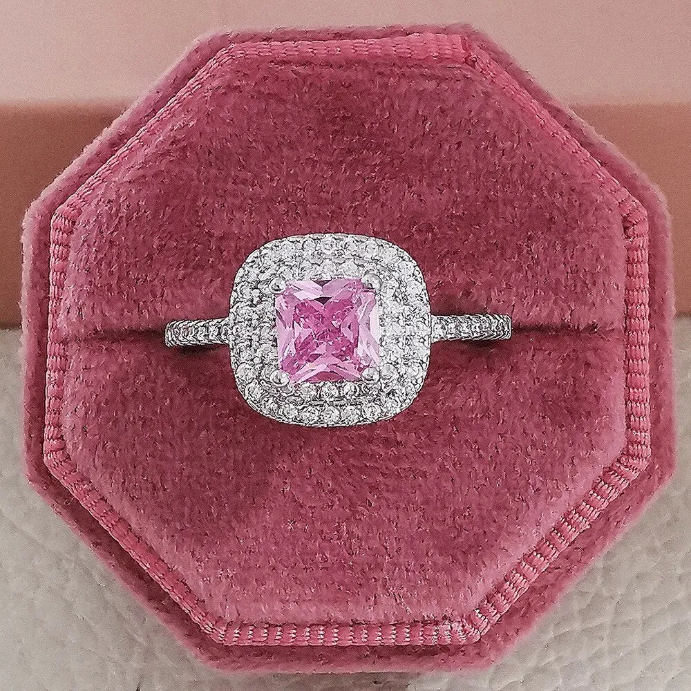 New Elegant Multi Selection Sterling silver AAAA Quality CZ Diamonds Engagement Wedding Rings