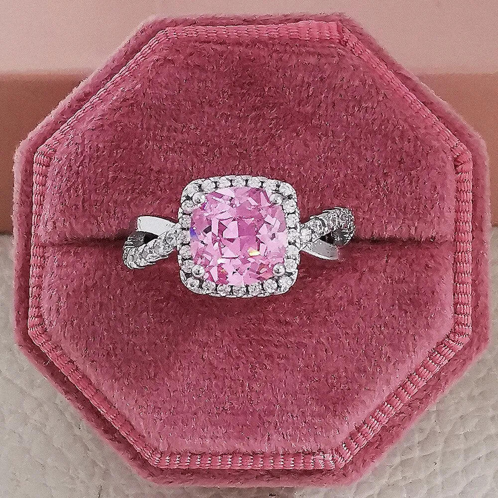 New Elegant Multi Selection Sterling silver AAAA Quality CZ Diamonds Engagement Wedding Rings