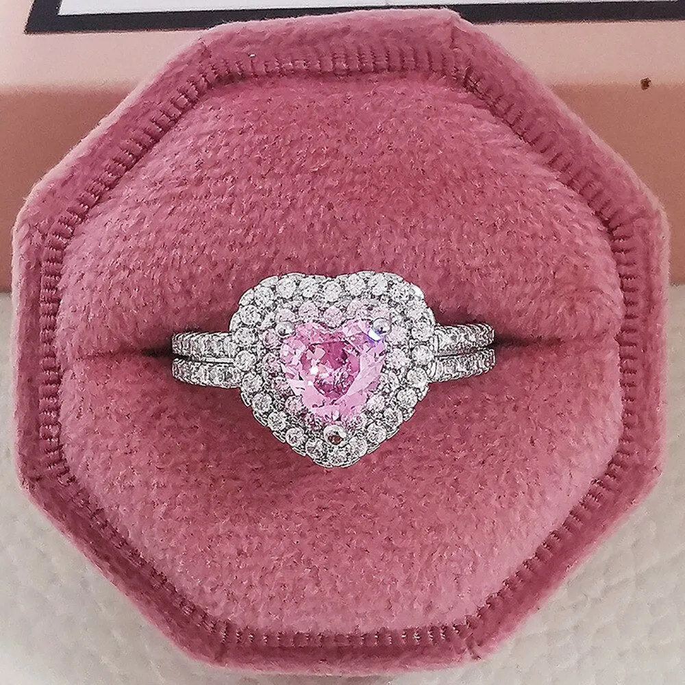 New Elegant Multi Selection Sterling silver AAAA Quality CZ Diamonds Engagement Wedding Rings