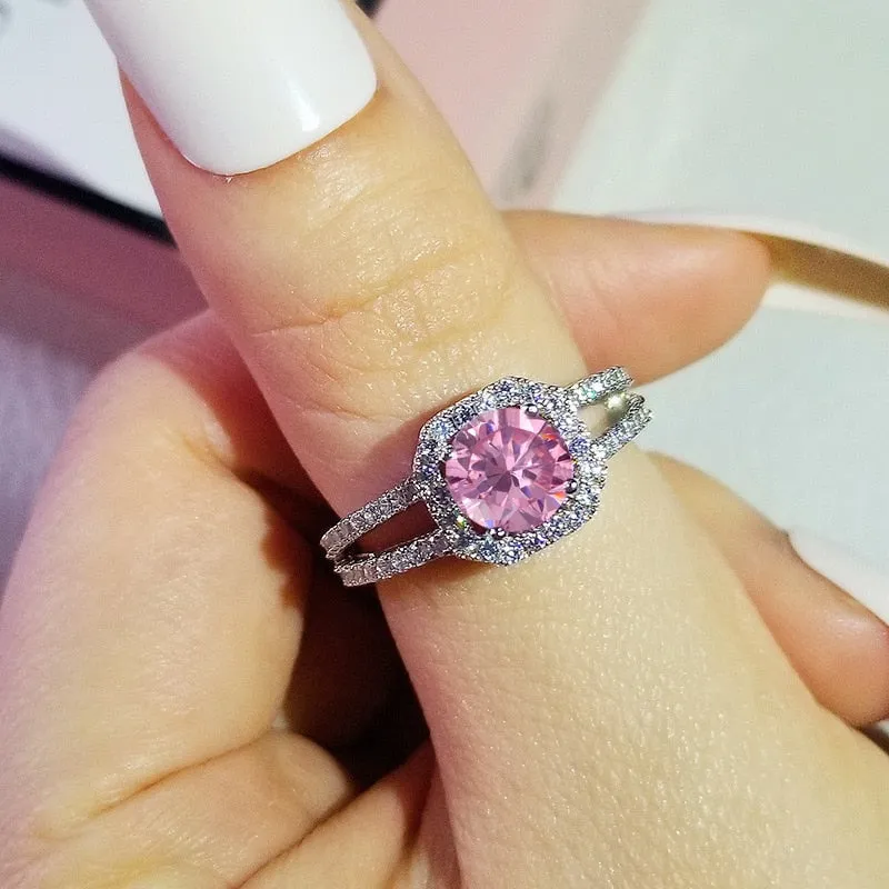New Elegant Multi Selection Sterling silver AAAA Quality CZ Diamonds Engagement Wedding Rings