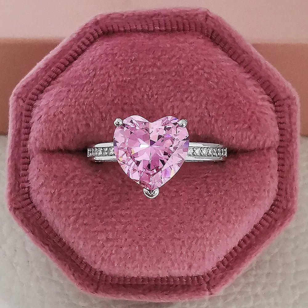 New Elegant Multi Selection Sterling silver AAAA Quality CZ Diamonds Engagement Wedding Rings